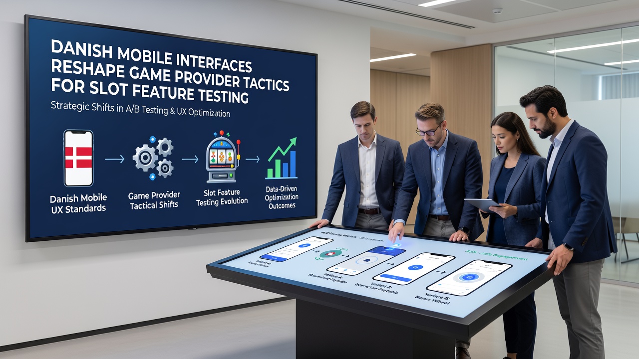 Analysedashboard der viser testresultater for slot-funktioner på mobile enheder
